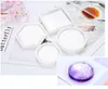 Silicone Casting Molds Casting Crystal Mold Clear Epoxy Silicone Resin Liquid Mold DIY Flower Pot Base Tea Coaster SN4394