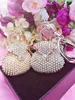 2pcs por lote bolsa de cristal bolsa chaveiro pingente encantos strass caso telefone celular diy liga decoração