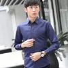 new fashion Man White Tide Self-cultivation Shirt Men's Long Sleeve Solid Color Inch Unlined Upper Luxury Stylish Casual Slim Fit Shirts