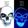 Halloween LED beleuchtete Maske Schädelmaske für Festival Cosplay Kostüm Maskerade Party Urlaub Karneval Maske 10 Farben