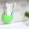 Soporte para cepillo de dientes Soportes de almacenamiento para baño Pasta de dientes Soporte para montaje en pared Sucker Organizador de succión Estante para tazas Estantes de oficina Contenedor GGA3246