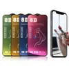 Kolor Piękno Lustro Szkło Hartowane Szkło Phone Screen Protector dla iPhone 12 11 Pro Max XR x XS max 8 8Plus 7 7Plus 6 6Plus DHL Bezpłatny statek