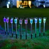 OMTO 5/10 PCS Luce solare a LED per la decorazione del giardino Luci da prato impermeabili