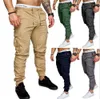 2018 dos homens calça casual homens treaters roupas homme pantalon sporting clothing homem corredores sólidos multi-bolso sweatpants y19073001