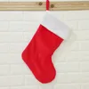 Weihnachtsstrumpf Geschenktüten Weihnachtsstrumpf Dekorative Socken Taschen Schneeflocken Rentier Gestreifter Weihnachtsbaum Gedruckt XD19998