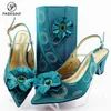 2020 INS nouvelles chaussures de conception italienne et ensemble de sacs en couleur pêche femmes nigérianes chaussures sac assorti pour robe de mariée1