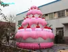 記念日のお祝いのための膨脹可能な結婚式のケーキを広告7m巨大な誕生日ケーキ