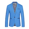 Gorąca sprzedaż New Arrival Moda Blazer Mens Casual Kurtka Solidna Kolor Bawełniany Blazer Kurtka Męski Klasyczny Kurtki Kurtki M-5XL