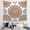 Variedade de mandala nórdica estampa tapeçaria fundo toalha de praia hippie tapete de ioga decoração de parede de poliéster indiano sz5451448963