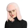 Fashion-Ladies Winter Plush Falso Cappello spesso Protezioni per le orecchie Cappello Warush gorros de inverno feminino toucas de inverno mulher donne # g3