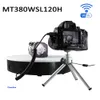 Freeshipping MT380WSL120H IR + WIFI + slutare elektrisk skivspelare, support SLR-kamera, 360 foto, smycken foto, kulturell reliksiffror, digitalt museum