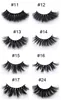25mm mink lashes 3d mink eyelashes 5D Long long dramatic 3d mink eyelashes fake eyelashes eyes makeup maquillage 24 styles5672966