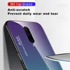 Custodie per telefoni in vetro temperato sfumato per Oneplus One Plus 7 Pro 6T 6Aurora Cover per occhiali OnePlus6t A6100 Coque protettivo