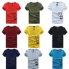 Men Slim Brand-Clothing Casual Shirts Mens Mercerized Sleeve O-Neck Cotton Shirt New Fit T-Shirt Short T Fashion Summer