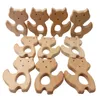 4 Stuks Houten Vos Vorm Bijtring Baby Tandjes Speelgoed Tandjes Accessoires Kids Tandjes Hanger Verpleging Houder Baby Houten Toys2122521