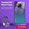 Kleurrijke gradiënt gehard glazen kast voor Xiaomi Redmi 10x 5G Opmerking 10 Lite Redmi 9 Note 9S Note 8 Redmi8 7 6 Pro3118489