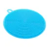 8 colors Magic Silicone Dish Bowl Cleaning Brushes Scouring Pad Pot Pan Wash Brushes Cleaner Kitchen