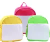 sublimation DIY blank children kids schoolbag kindergarten book bag hot transfer printing