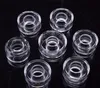 OD 22mm 25mm kvartsrätt 100 Real Quartz Replacement Quartz Dish Bowl for Domeless Titanium Nail Oil Rig Bongs2878886