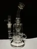 2020 klein glass bongs incycler oil rigs dab rig smoking water pipes optional 14.4mm joint hookahs