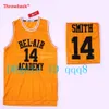 le Prince de Bel-Air # 14 Will Smith Academy Version du film # 25 Carlton Banks Noir Vert Jaune Ed Basketball Jersey Rare