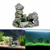 Décorations ornementales d'aménagement paysager de réservoir de poissons Décoration d'aquarium de résine de simulation de rocaille