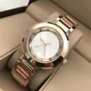 Top marque RO logo femmes montres or rose montre de luxe mode cadeau horloge relojes montre femme quartz femme montres-bracelets264J