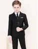 Handsome Two Buttons Notch Lapel Kid Complete Designer Handsome Boy Wedding Suit Boys' Attire Custom-made (Jacket+Pants+Tie+Vest) A25