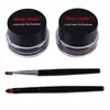 Music Flower Brand 2pcs/set Black Waterproof Eyeliner Gel Makeup Cosmetic Gel Eye Liner With Brush 24 Hours Long-lasting