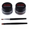 12 ensembles/lot Musique Fleur Marque 2 pcs/ensemble Eyeliner Étanche Gel Maquillage Cosmétique Gel Eye Liner Avec Brosse 24 Heures Longue durée