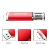 LOT 1000PCS 1GB USB Flash Drive Retângulo Thumb Pen Drive Memory Sticks Indicador LED de armazenamento Pen para computador portátil Tablet Multicolors