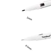 Cerrahi Cilt Marker Çift Kafaları Kaş İşaretleyiciler Ölçüm Cetvel Mikroblading Konumlandırma Aracı ile Kalem