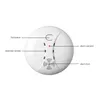 433Mhz 315Mhz Home Security Smart Wireless Independent High Sensitive Smoke Fire ASK Alarm Sensor Detectors Low Battery Reminder Protect