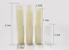 50 st / parti 4ml 4g Tom läppstift Tube Ivory Plastic Lip Balm Container Liten kosmetisk läppstift Glans Undertagning