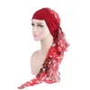 Mode décontractée Mme mousseline de soie fronde voile écharpe chapeau tête extensible avec gaze chapeau plage chapeau musulman foulard casquette