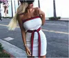 Casual strakke jurk vrouwen mode 2019 sexy stretch slanke jurken dames zomer gestreepte tank mini-jurk1