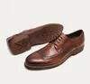 Mężczyźni Vintage 7986 Buty Bogue Oryginalne skóra Oxford Soft Dom