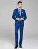 Smoking dello sposo blu royal moda Groomsmen bottone singolo risvolto bavero abito da uomo migliore abiti blazer da uomo (giacca + pantaloni) DH6021