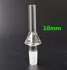 DHL 10mm 14mm 18mm Titanium Tip Nail Quartz Tip Inverted Nail For Mini Glass Pipes Micro NC Kit