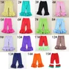 Детские девочки летние брюки 16 сплошные конфеты для девочек многоцветные эластичные полосы хлопчатобумажные брюки лето 1-7 т.