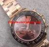 Nowa wersja luksusowy zegarek Mężczyzna 116509 116518 116515 BIAŁY ZŁOTA BLACK BLACK ARABIC Dial Watch 40 mm Watch Automatyczna moda Men039s WATC7447545