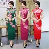 32 Stili Cina Ricamo Cheongsam Qipao Abito lungo cinese per donna Abito stile cinese Abito orientale Abbigliamento donna cinese Cheongsam
