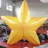 Anpassad mångfärgad uppblåsbara sjöstjärna Modell 2m / 3m Stor Blow Up Marine Life Starfish Balloon för dans och musikfest dekoration