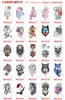 19*12cm Totem flower symbol waterproof tattoo Sticker Temporary Tattoos body stickers WS021