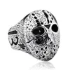 Gros- Acier Gothique Hommes Bague Bijoux Hip Hop Punk Crâne Vintage Goth Anneaux Mâle Accessoires Bijoux Anillos Hombre