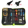 Freeshipping 220V 60W Electric Soldering Iron Kit Digital Multimeterkombinationsverktyg Ange inställbara temperatursvetsverktyg