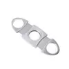 Portatile dell'acciaio inossidabile della tasca Cigar Cutter doppia lama del tabacco Knife Classic Sigari Forbici per Fumatori JXW388