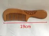 Handcrafted Peach Wood расческа деревянная расческа волос Natural Comb-Антистатический цветок Fine Tooth для волос, усов лазерной гравировкой логотип Индивидуальные