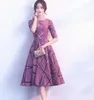 Nova Primavera vestido de verão mulheres 2019 elegante vestido de bola formal longo vestido feminino casual mais slim maxi vestidos roxo