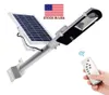 2020 Nieuwe Solar LED Street Light 60W Hoge helderheid 3030 LED IP65 Outdoor Solar Flood Light Dusk naar Dawn LED Barn Flood Security Light